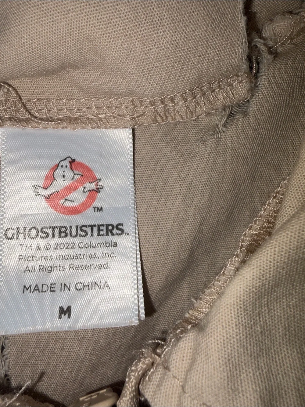 Spirit Halloween Ghostbusters Child Jumpsuit Costume w/ Patches & Accessories M